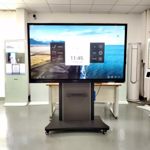 Smart mobile height adjustable stands for IFP / TV panels